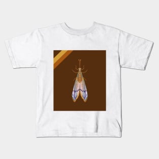 Colorful butterfly digital drawing Kids T-Shirt